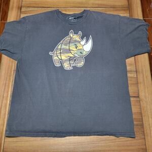 Ecko Unltd Black Tee Camo Rhino - Size 2XL